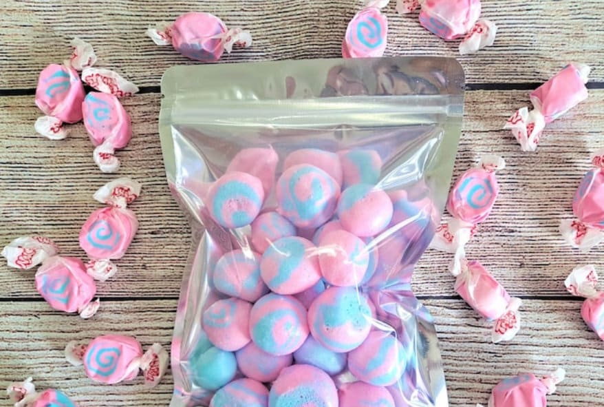 Freeze Dried Cotton Candy Salt Water Taffy Gluten FREE