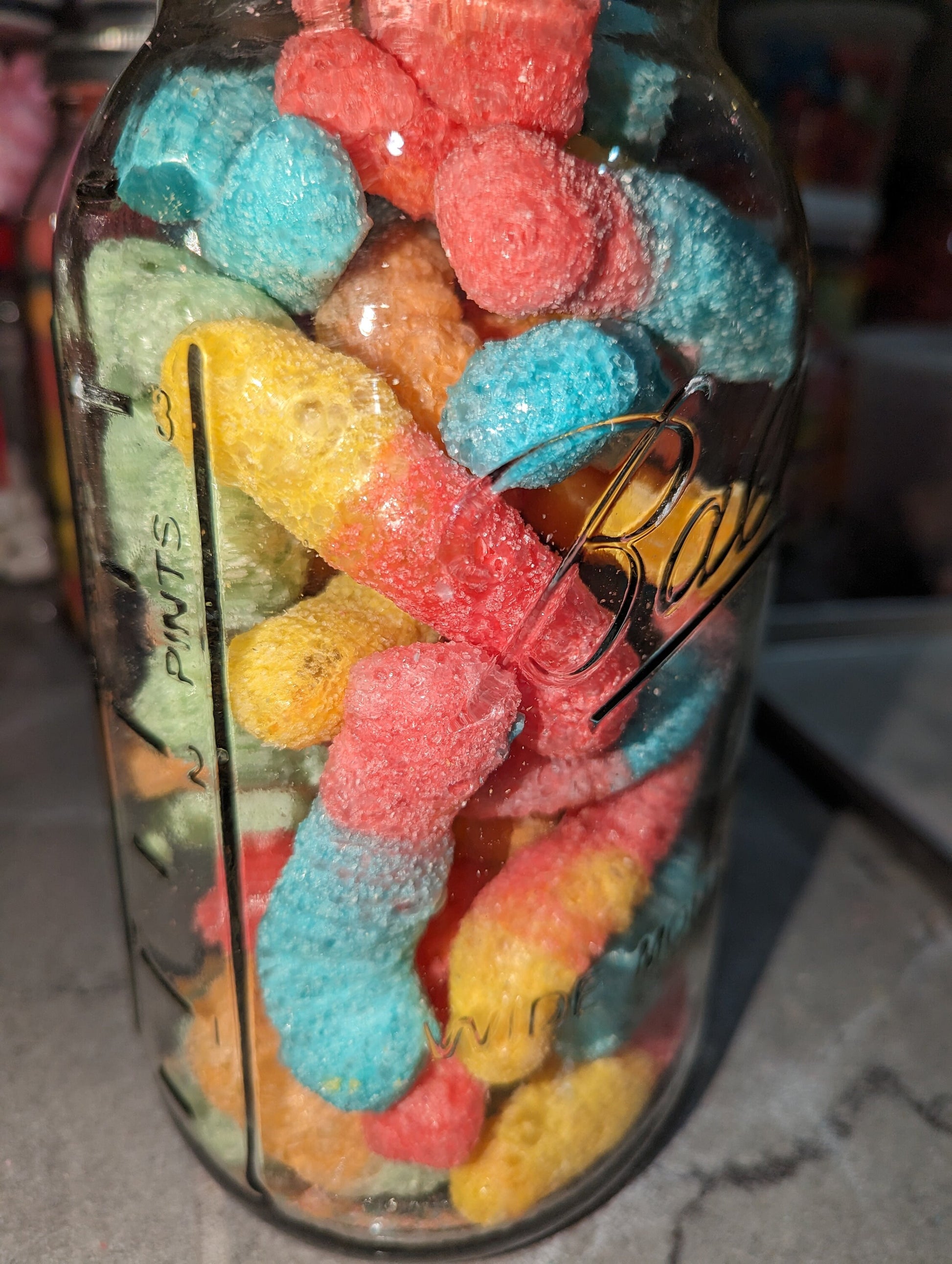 Freeze Dried Sour Gummy Worms **As seen on TikTok**