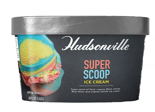 Freeze Dried Superman Ice Cream Scoops