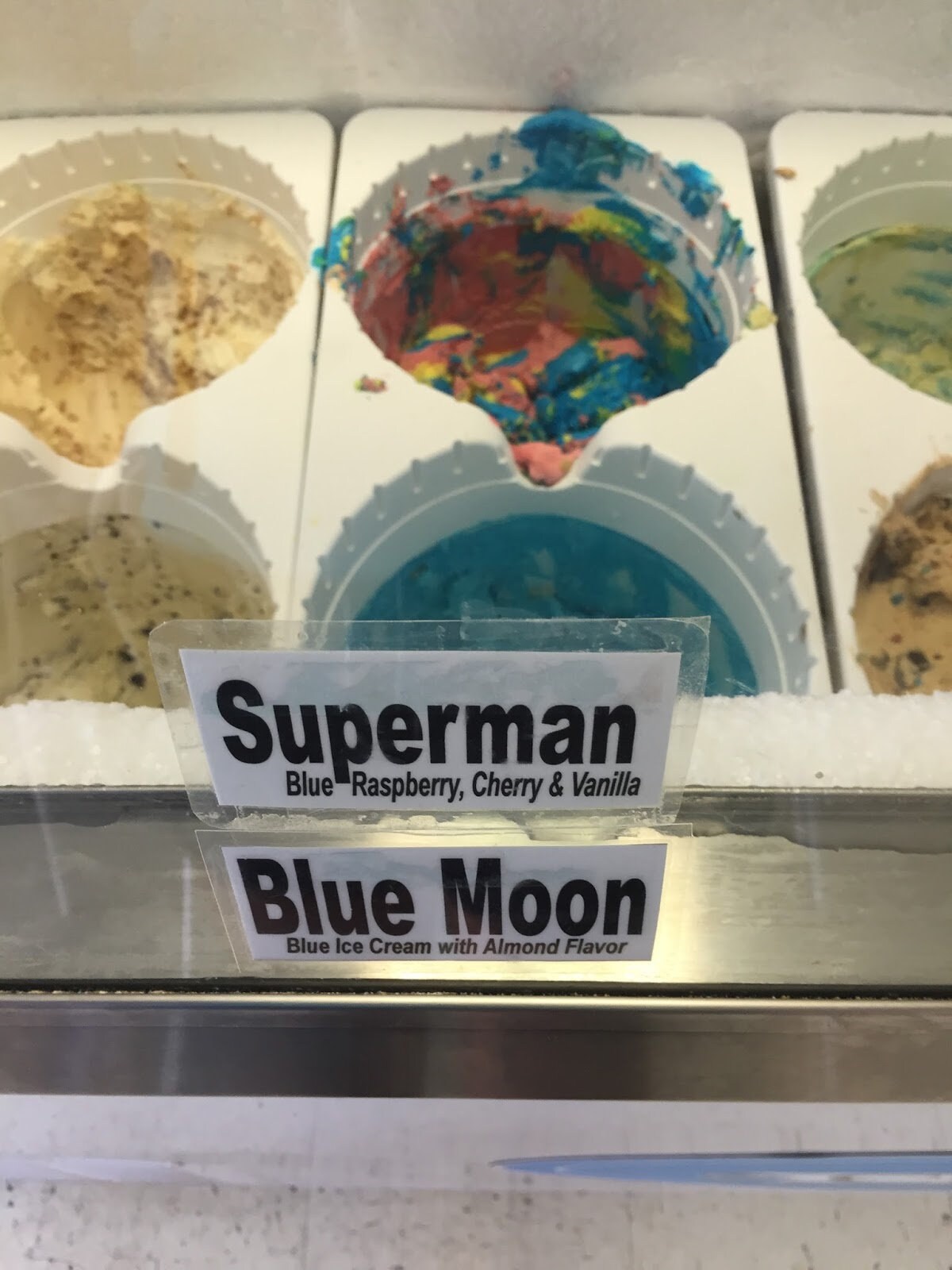 Freeze Dried Superman Ice Cream Scoops