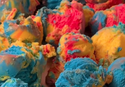 Freeze Dried Superman Ice Cream Scoops