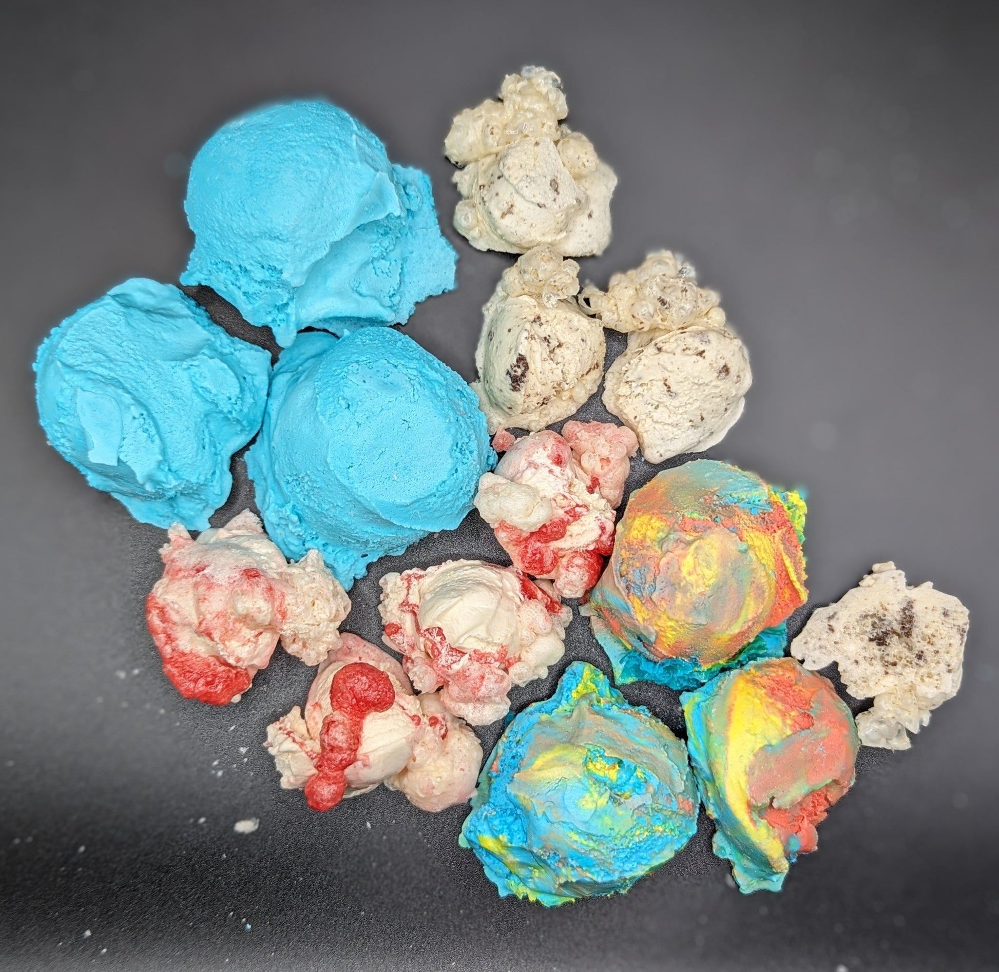 Freeze Dried Superman Ice Cream Scoops