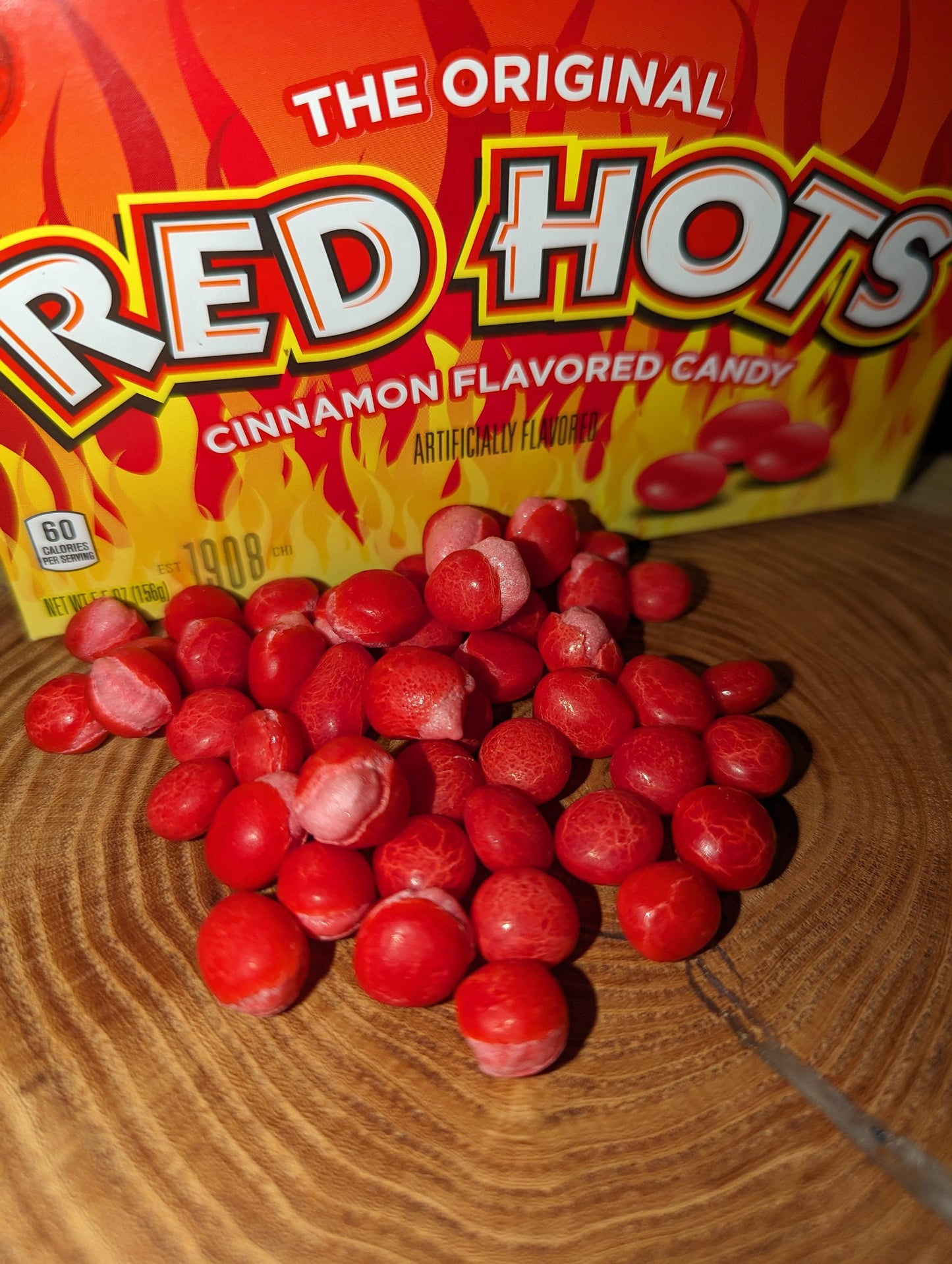 Freeze Dried Red Hots cinnamon candy TM Gluten FREE