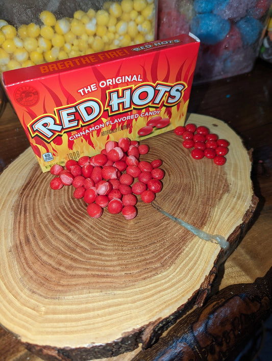 Freeze Dried Red Hots cinnamon candy TM Gluten FREE