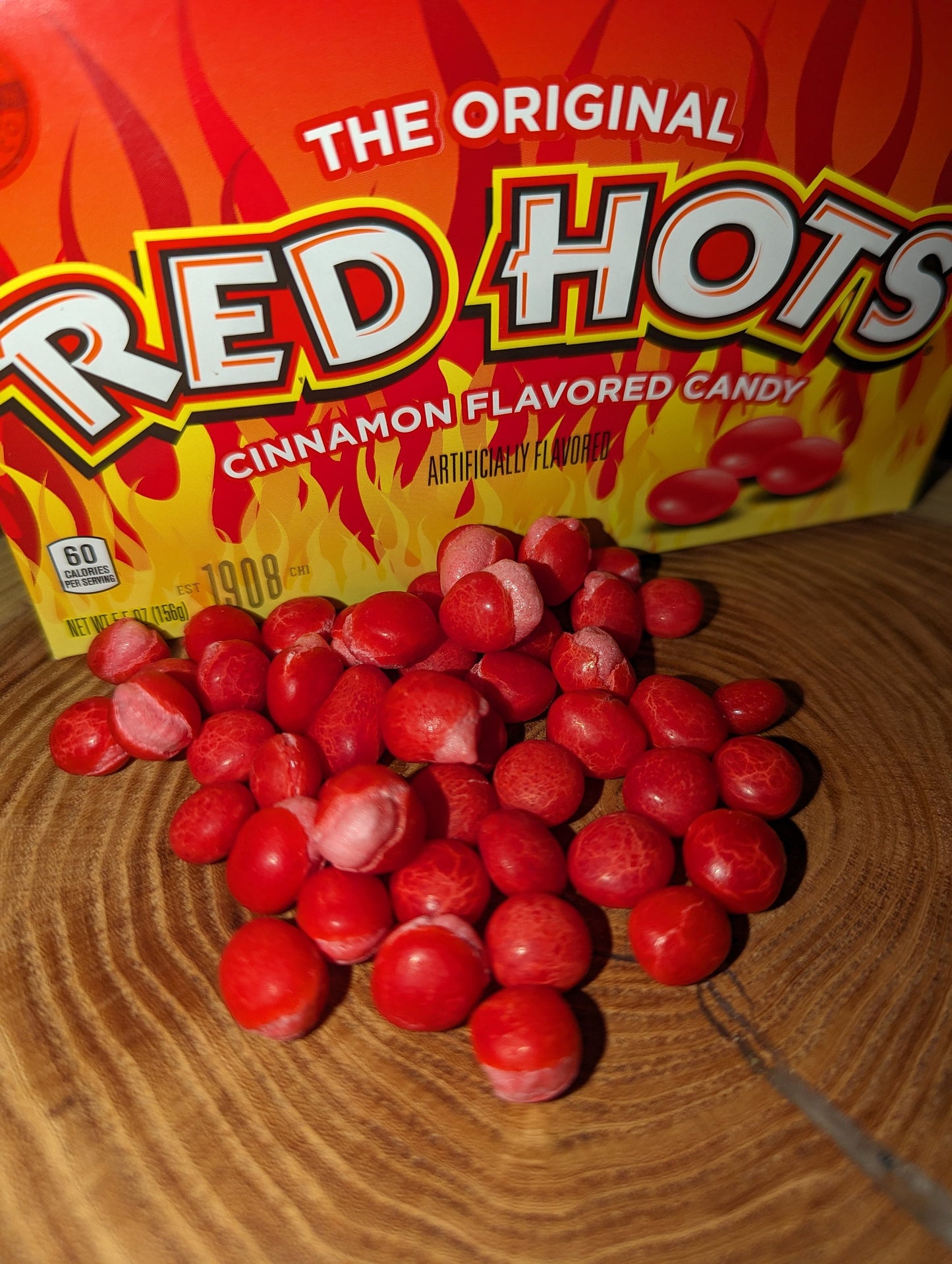 Freeze Dried Red Hots cinnamon candy TM Gluten FREE