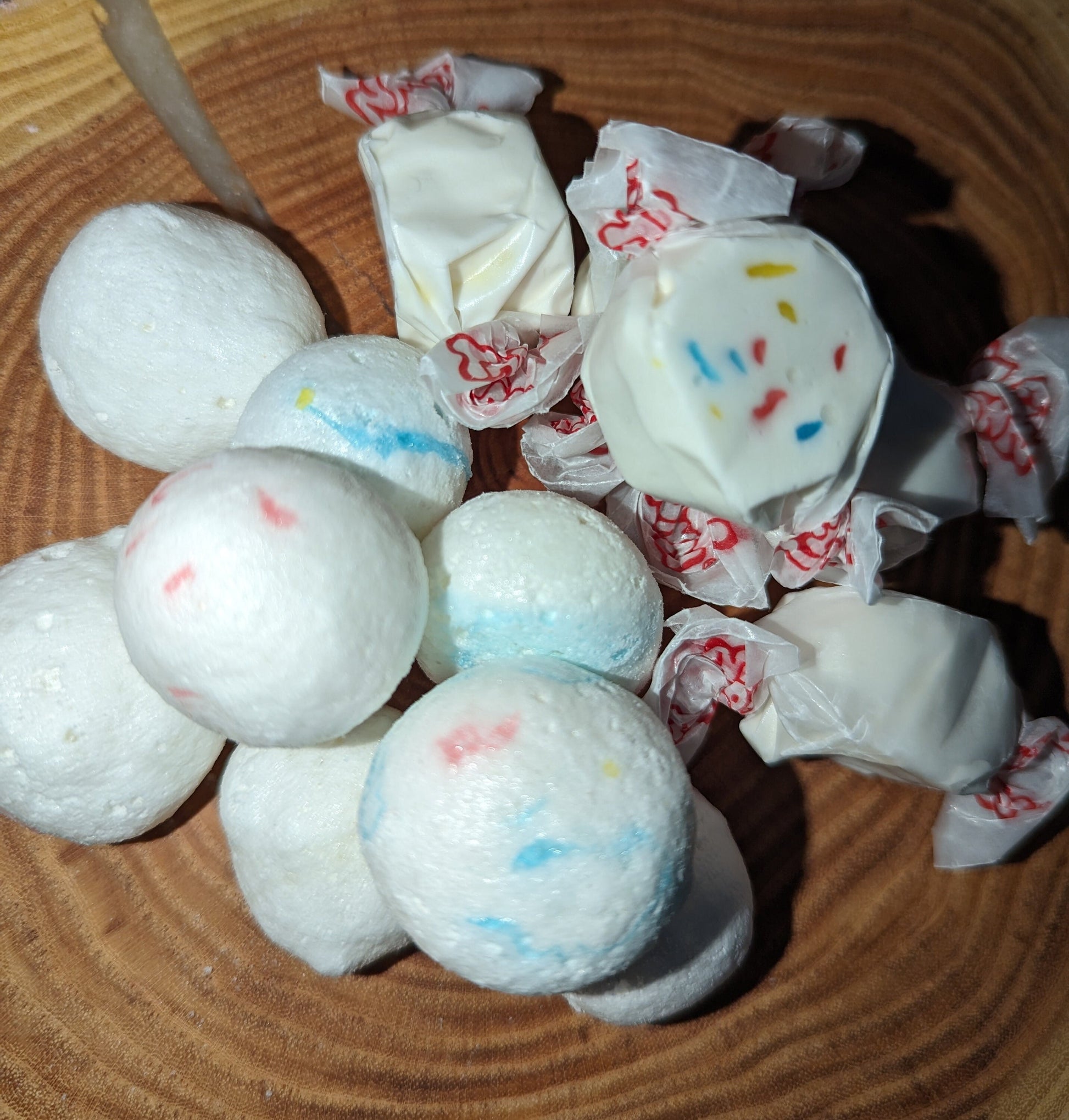 Freeze Dried Frosted cupcake Salt Water Taffy Gluten FREE