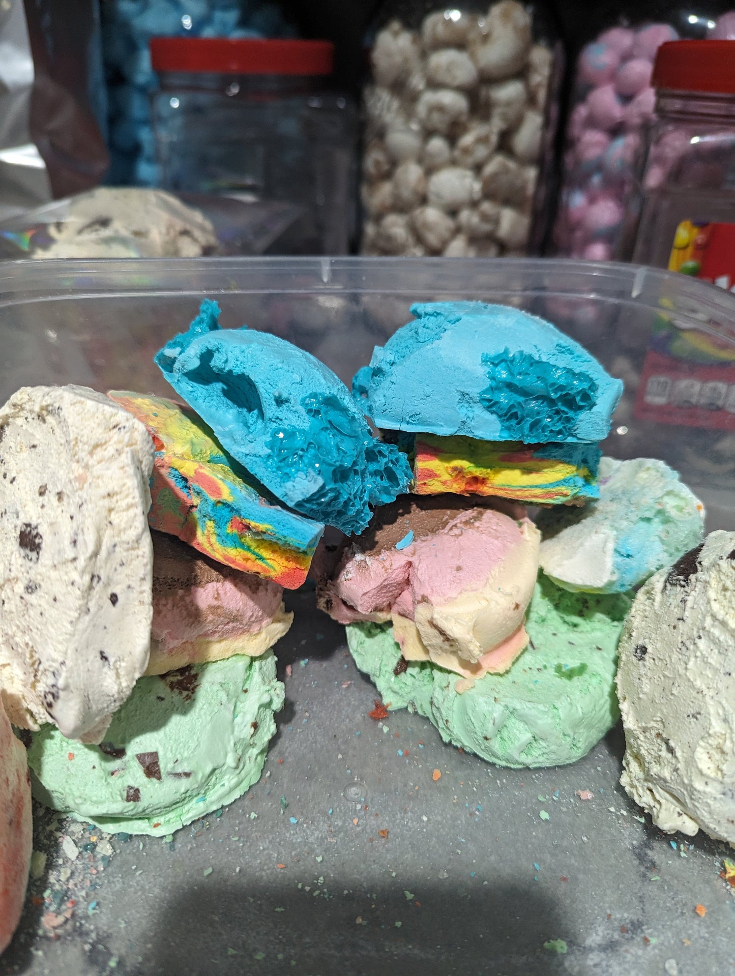 Freeze Dried Mint Chocolate Chip Ice Cream Ice Cream