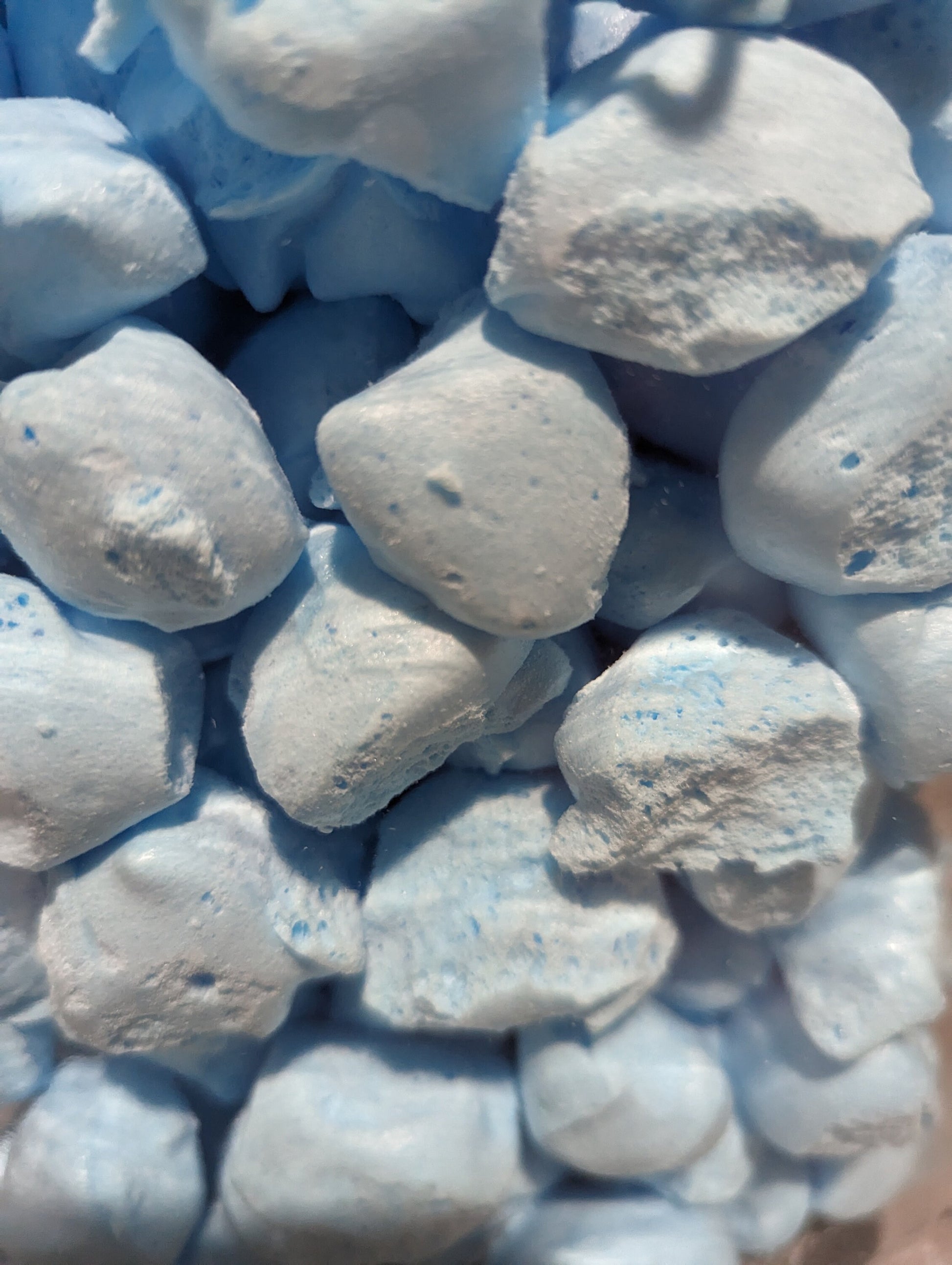 Freeze Dried Blue Raspberry Salt Water Taffy Sugar FREE