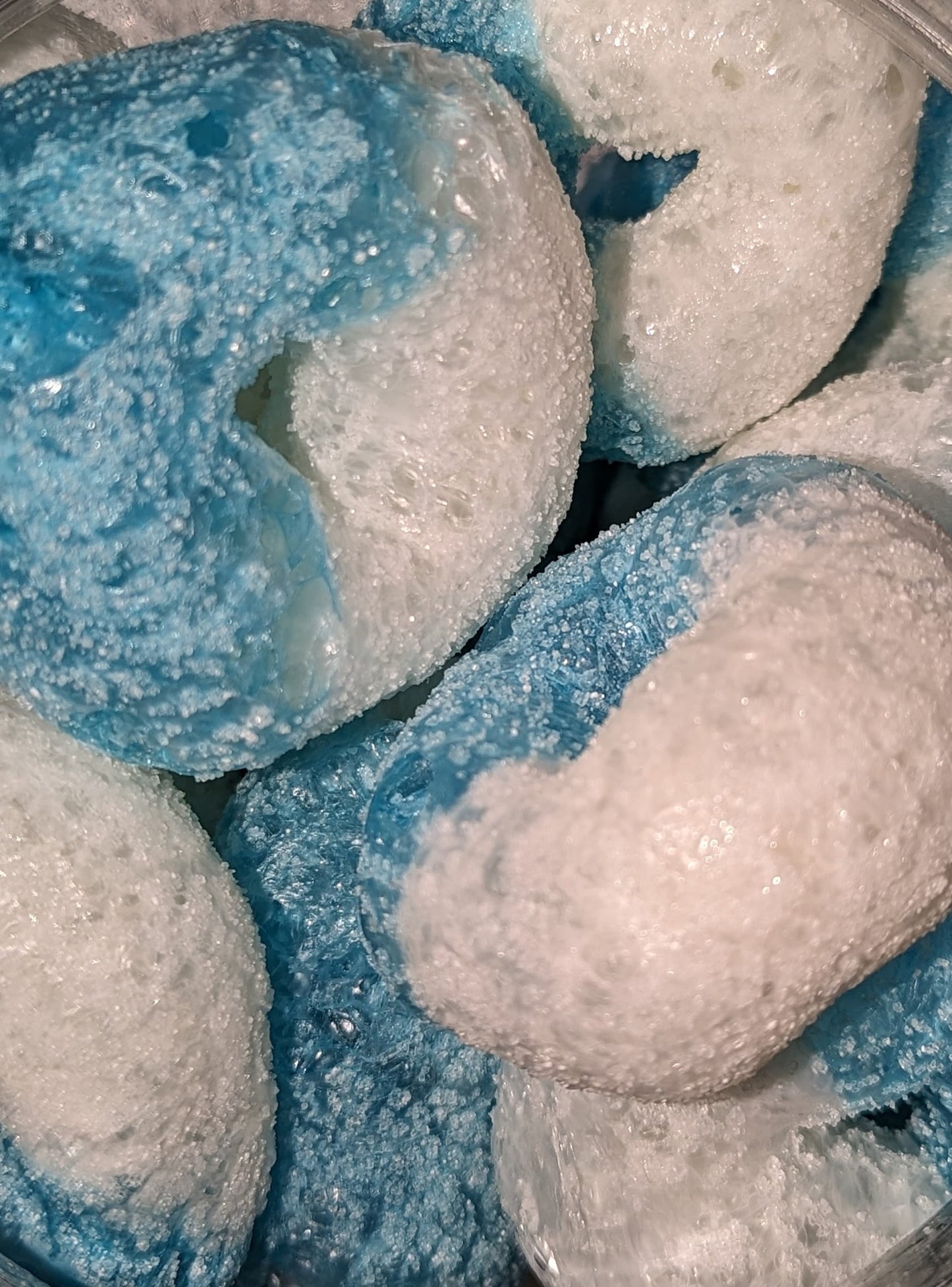 Freeze Dried Sour Blue Raspberry Rings