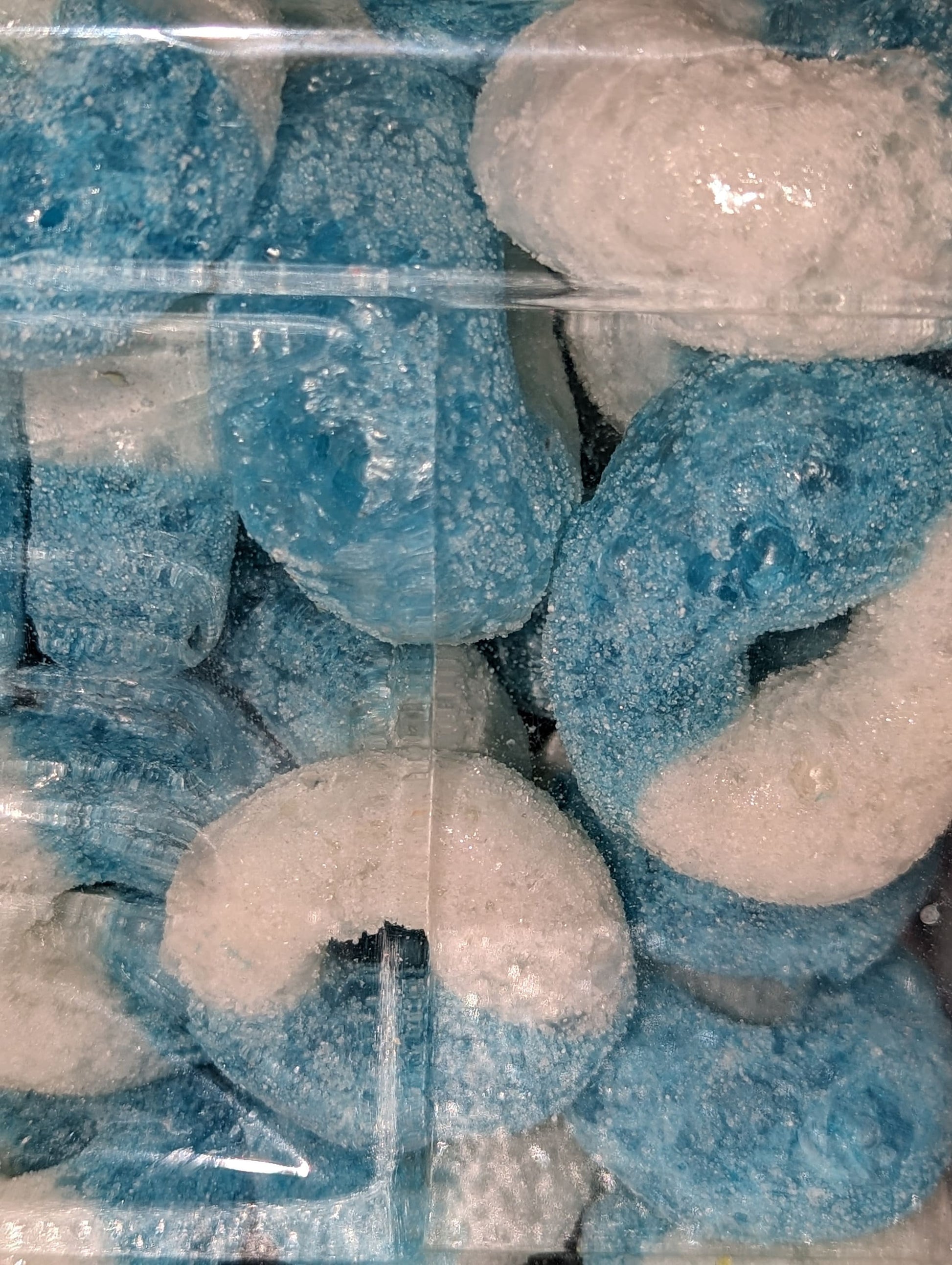 Freeze Dried Sour Blue Raspberry Rings